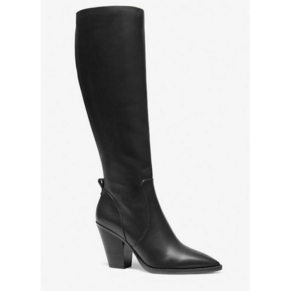 Michael Kors Dover Leather Knee Tall Boots sz 7